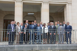 Des parlementaires venus de neuf pays se sont réunis pendant trois jours à 
Genève.  ©UIP/Jorky

