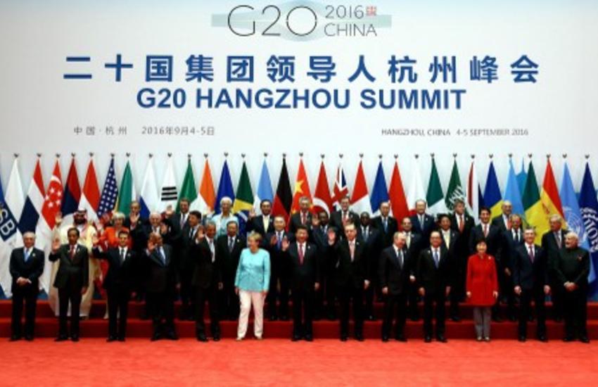 Leaders pose for a family photo during the 11th G20 Leaders’ Summit in Hangzhou, China on September 4, 2016.