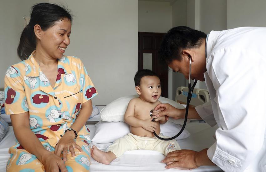 Pediatric clinic in Viet Nam