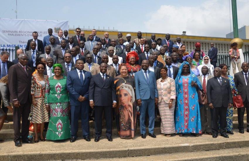 MPs from 18 different countries gathered in Côte d'Ivoire to take part in the seminar.