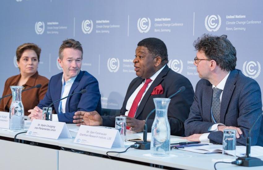 IPU Secretary General Martin Chungong at the Climate Change Conference in Bonn.