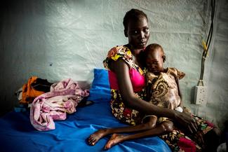 Victims of famine in South Sudan